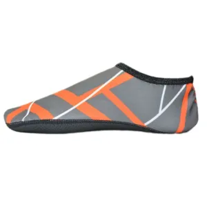 1 Pair Outdoor Snorkeling Non-Slip Soft Bottom Beach Diving Socks, Size: 44-45(Gray Orange)