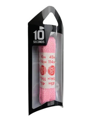 10 Seconds ® All-Pro ® Athletic Flat Laces | Pink