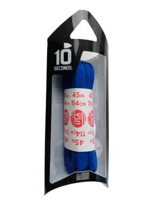 10 Seconds ® All-Pro ® Athletic Flat Laces | Royal Blue