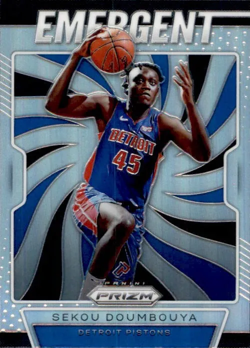 2019-20 Prizm Basketball EMERGENT Sekou Doumbouya SILVER Refractor