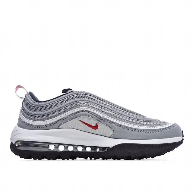 2021 New AIR MAX 97 Original Authentic  Mschf Inri Jesus Men Women Worldwide Black Triple White Sports Unisex Shoes EUR 35-46