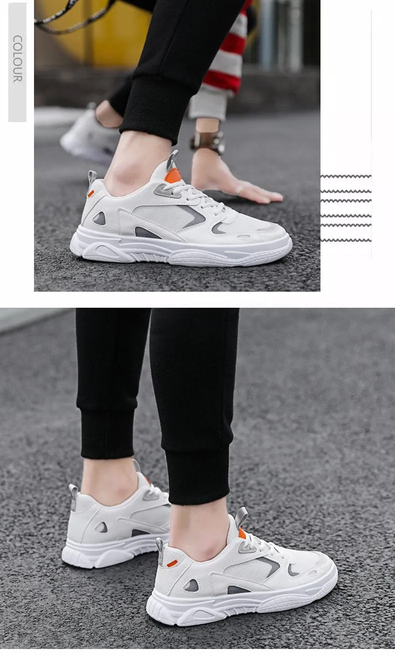 2024 summer mesh men's shoes Korean version ins super fire old shoes ulzzang trend breathable sports shoes men