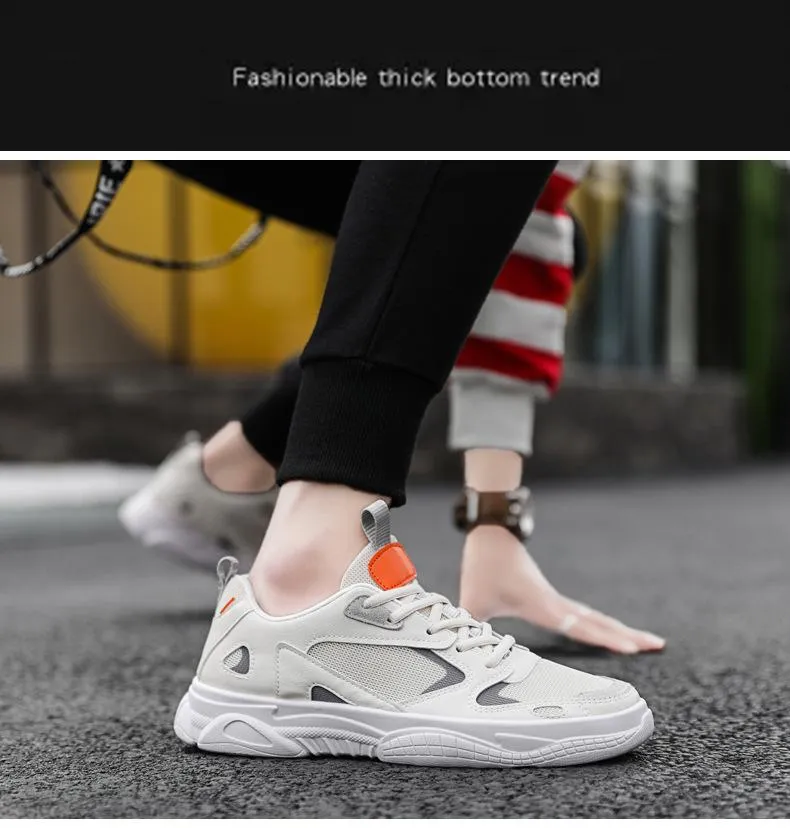 2024 summer mesh men's shoes Korean version ins super fire old shoes ulzzang trend breathable sports shoes men