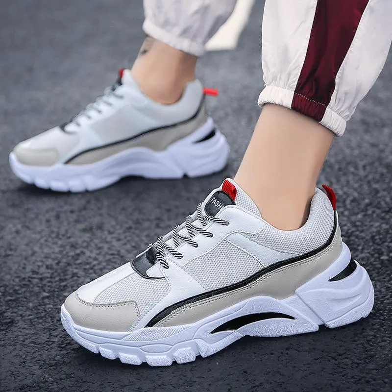 2024 summer mesh men's shoes Korean version ins super fire old shoes ulzzang trend breathable sports shoes men