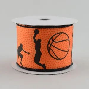 2.5" Basketball Ribbon (10 Yards)