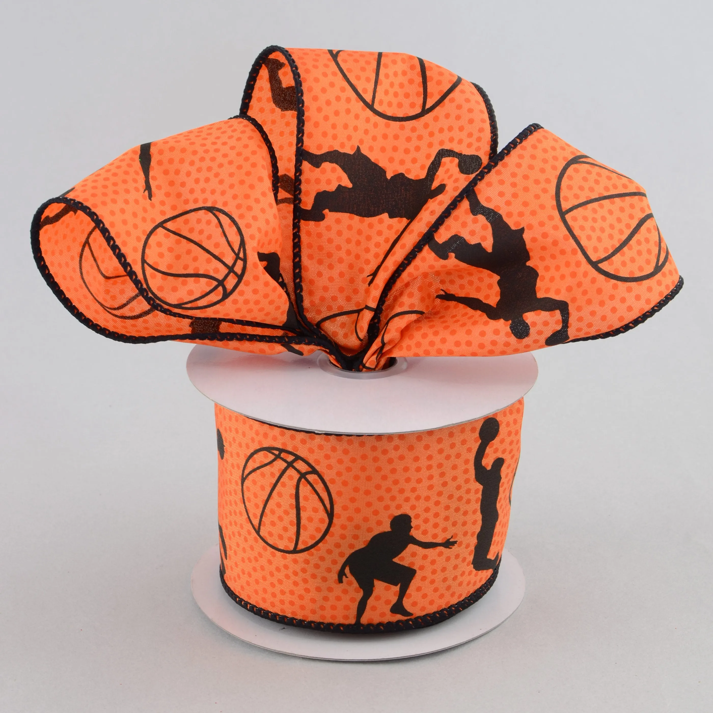 2.5" Basketball Ribbon (10 Yards)