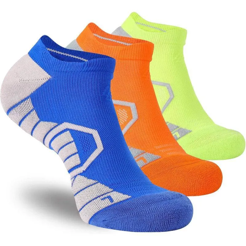 3 Pairs Athletic Anti Blister Running Socks - Performance and Comfort