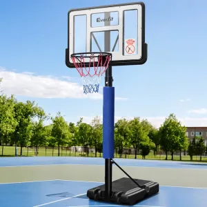 3.05M Basketball Hoop Stand System Ring Portable Net Height Adjustable Blue