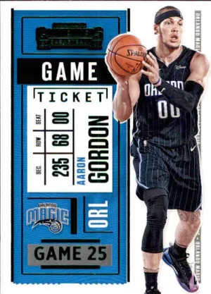 Aaron Gordon, Green Foil, 2020-21 Panini Contenders Basketball NBA