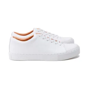 Abington Toe Cap - All White Calf