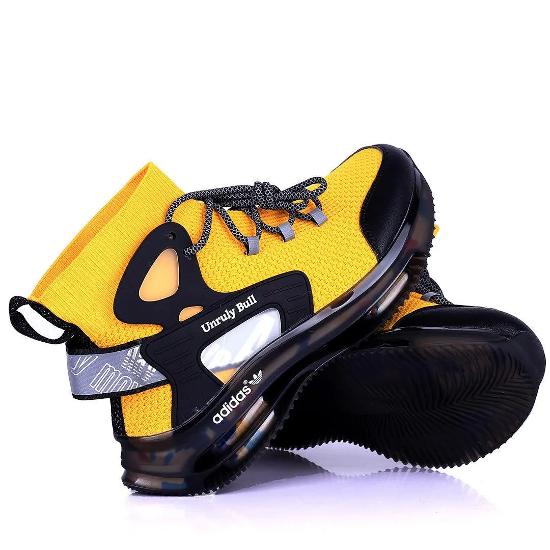 AD Unruly Bull Fashionable Trendy Sneakers- Yellow