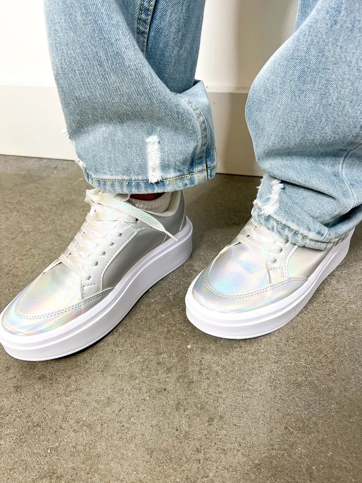 Adele Metallic Sneaker