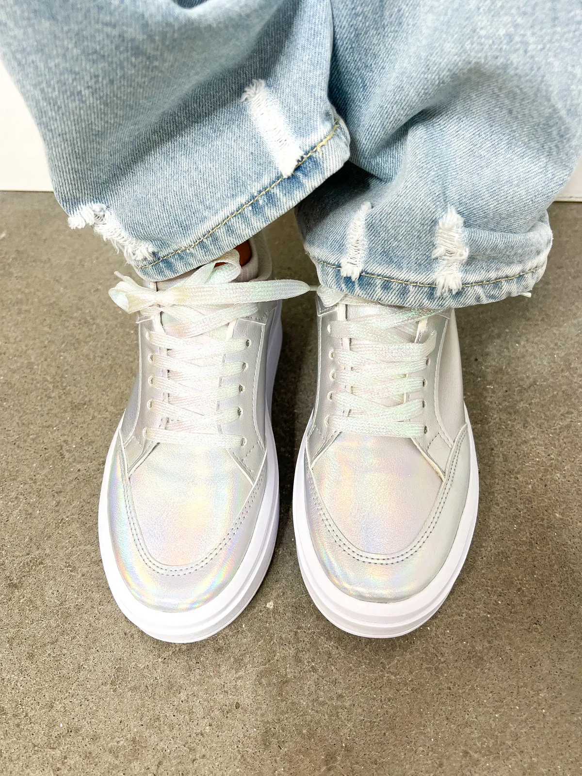 Adele Metallic Sneaker