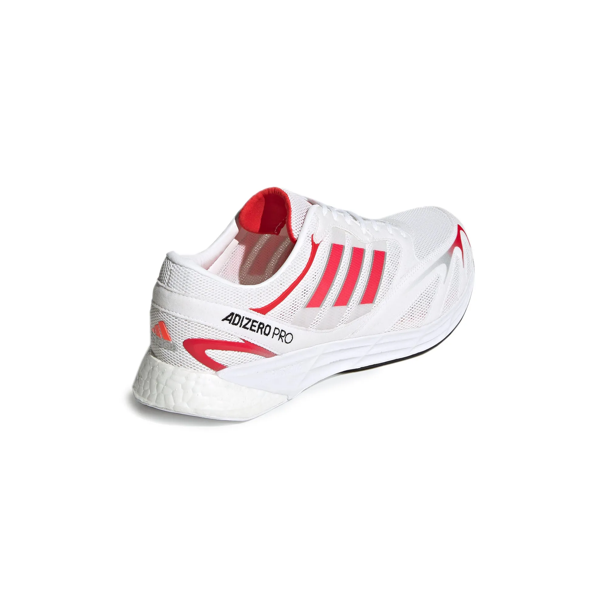 Adidas Mens Adizero Pro DNA Shoes 'White/Red'