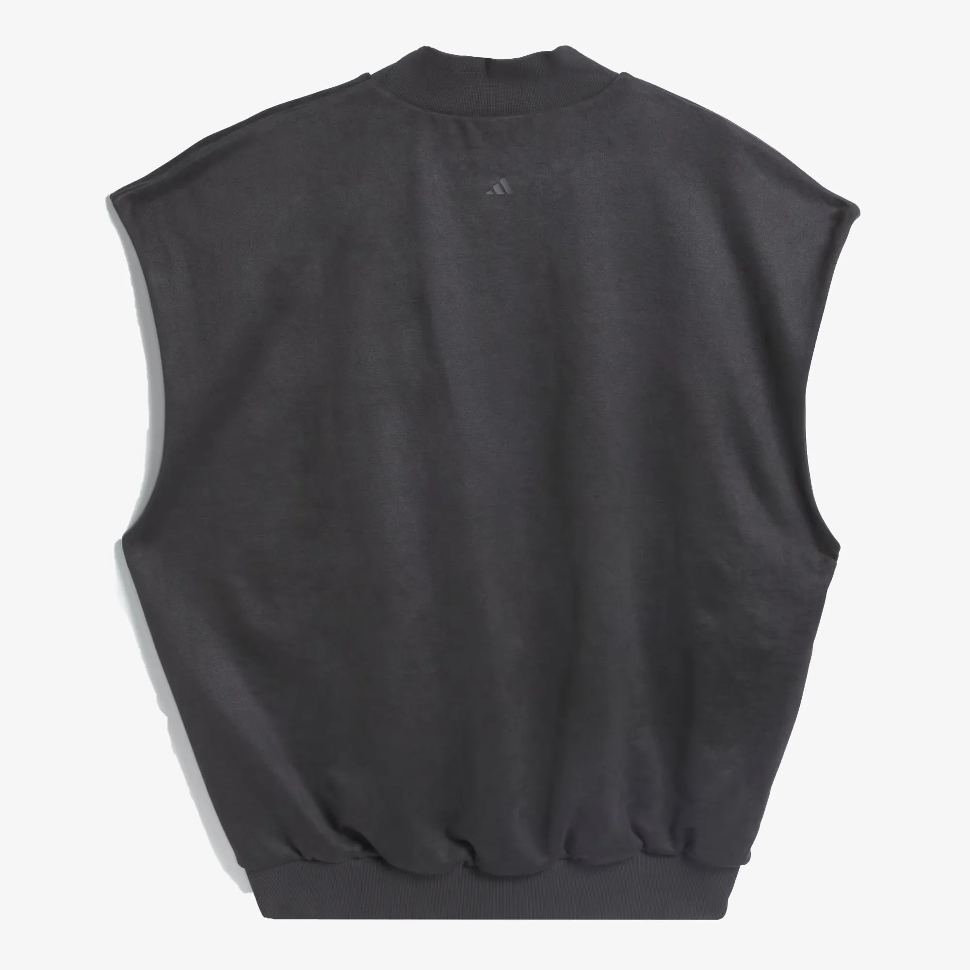 Adidas Originals | BASKETBALL SUEDED SLEEVELESS SWEATSHIRT  { CARBON