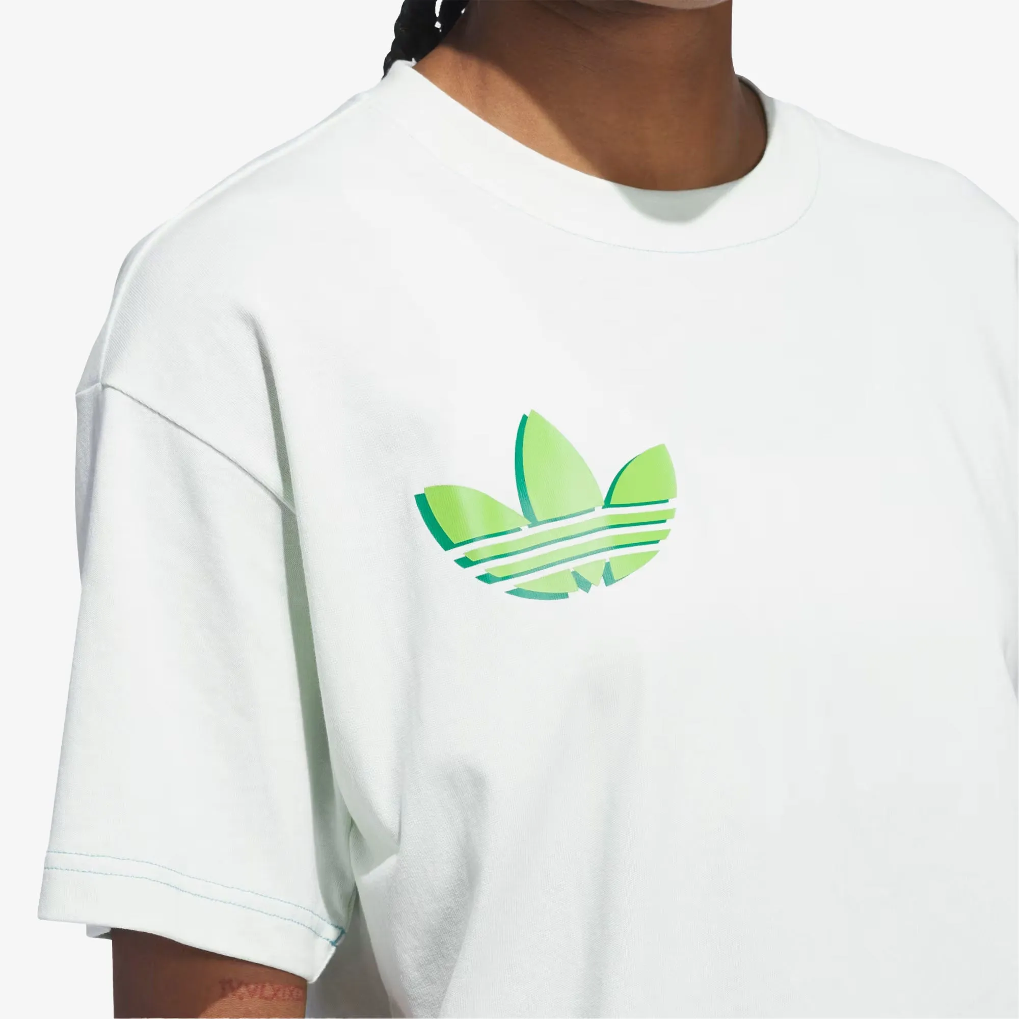 Adidas Originals | HOOP YORK CITY TEE (GENDER NEUTRAL)  { CRYSTAL JADE