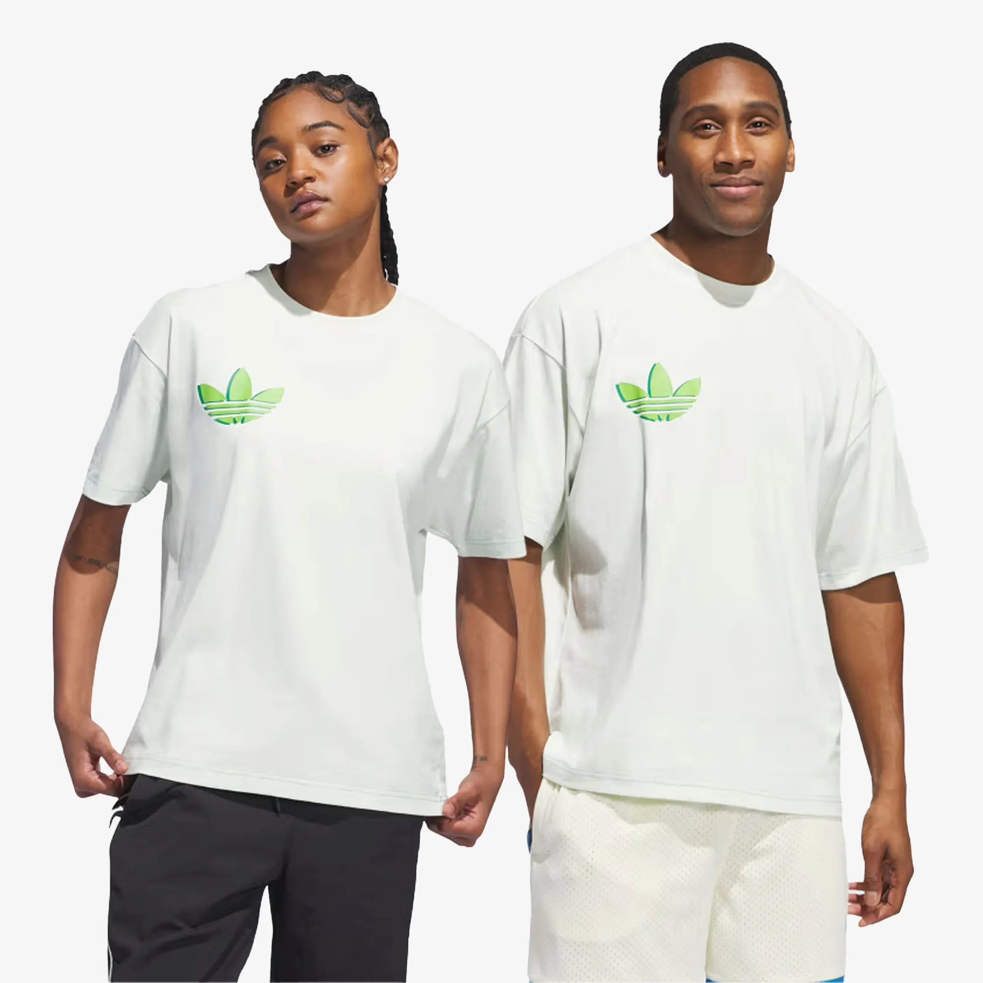 Adidas Originals | HOOP YORK CITY TEE (GENDER NEUTRAL)  { CRYSTAL JADE