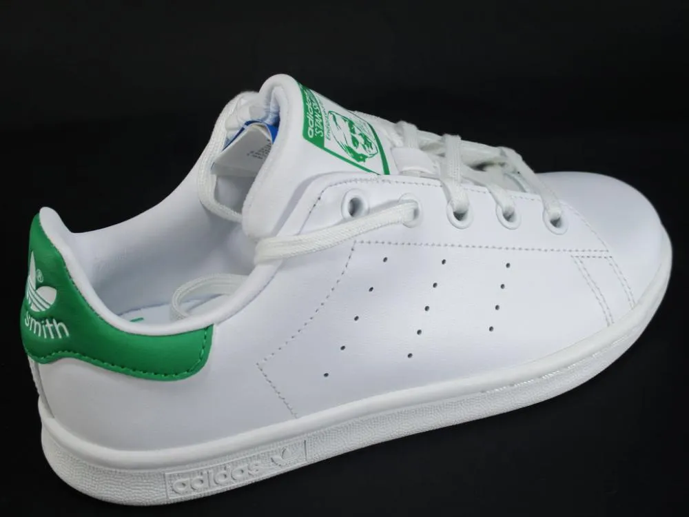 Adidas Originals scarpa sneakers per ragazzi Stan Smith BA8375 bianco-verde