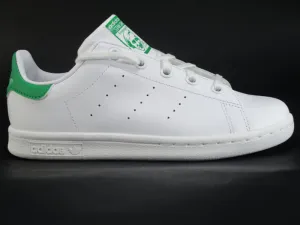 Adidas Originals scarpa sneakers per ragazzi Stan Smith BA8375 bianco-verde