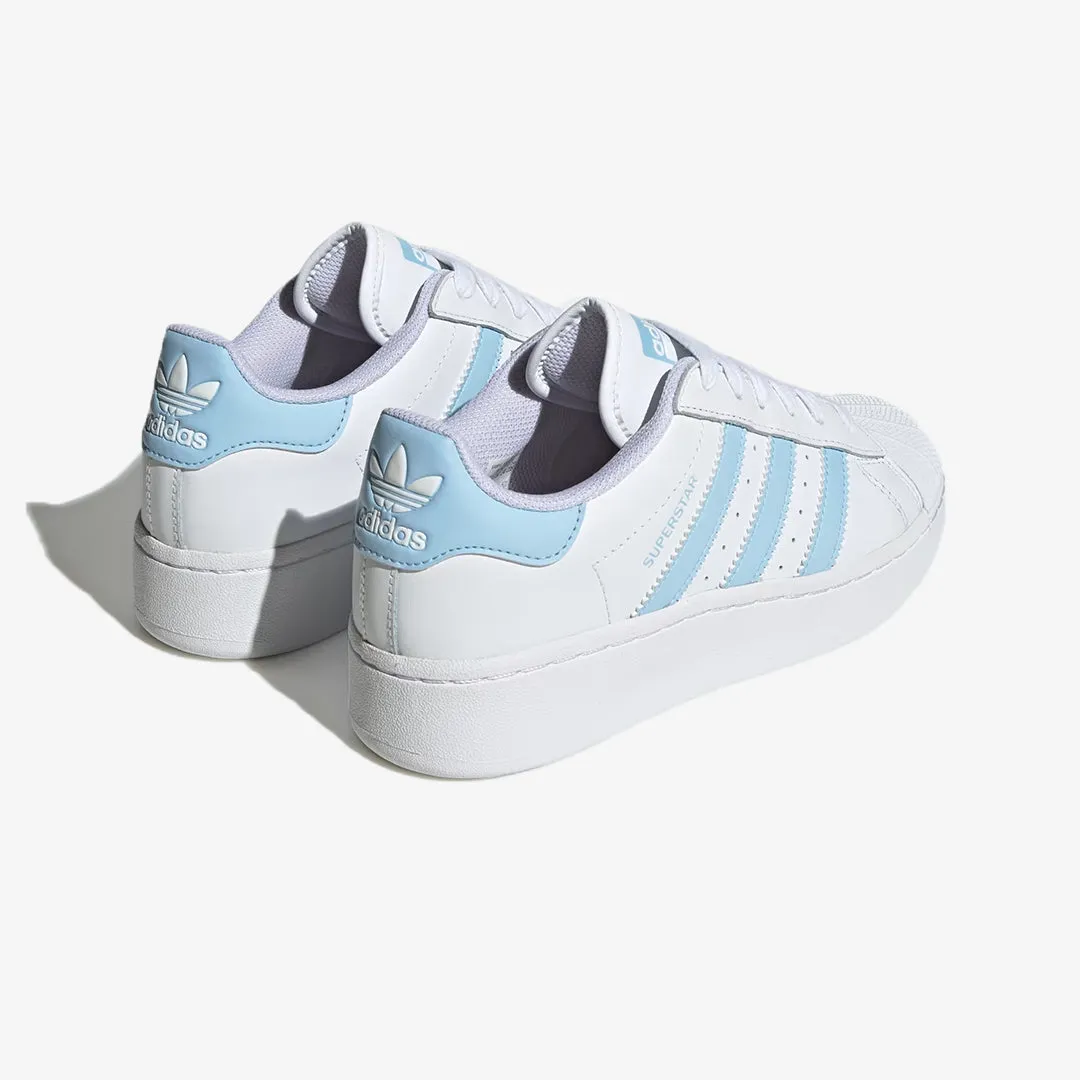 Adidas Originals | SUPERSTAR XLG TENNIS  { WHITE/SKY BLUE