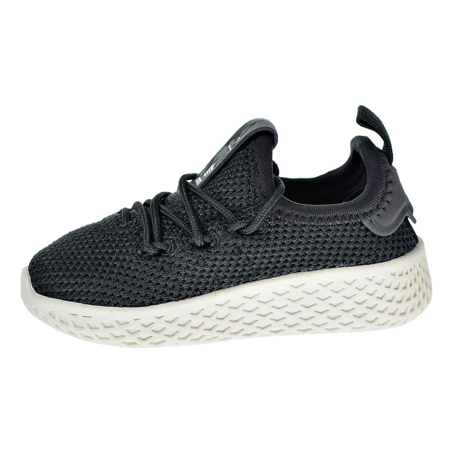 Adidas Pharrell Williams Tennis HU Toddlers Shoes  Carbon/Carbon/Chalk White