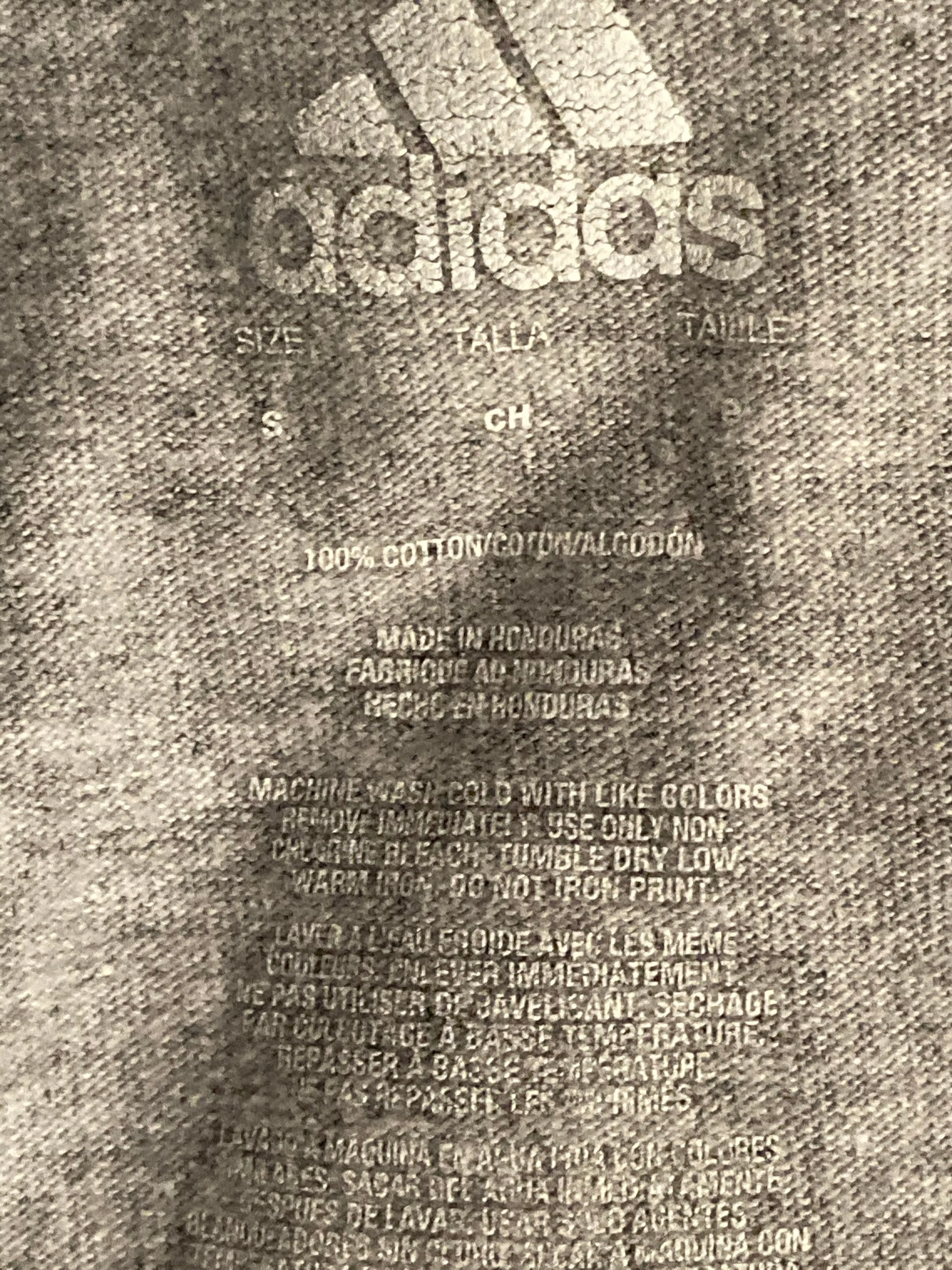 ADIDAS "BAA CLUB 117" 2013 BOSTON ATHLETIC ASSOICATION MARATHON Graphic Print Adult S Small SM Gray T-Shirt Tee Shirt