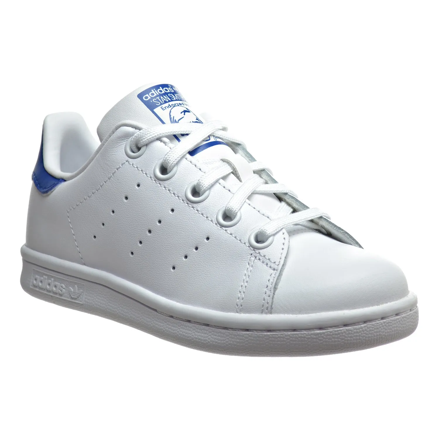 Adidas Stan Smith C Little Kids Shoes White/White/Blue