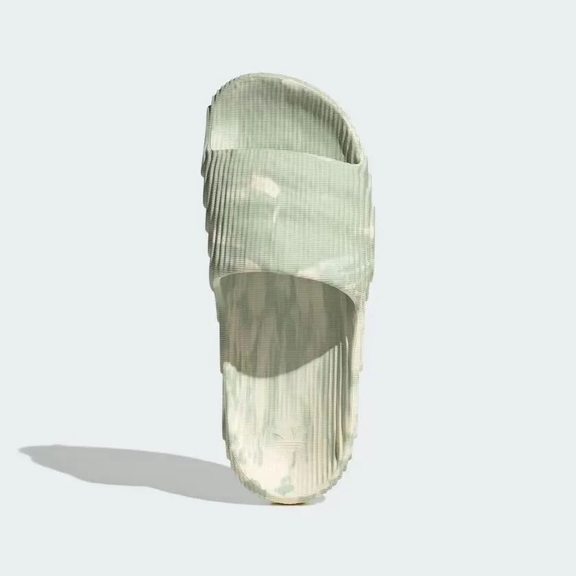 ADILETTE 22 SLIDE, Cream White / Linen Green / Core Black