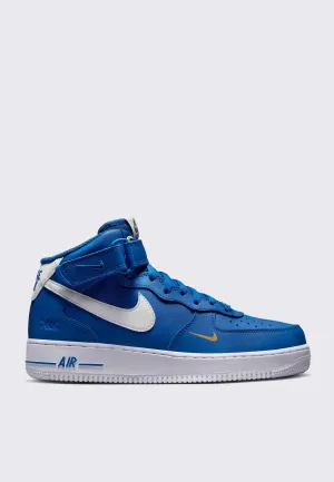 Air Force 1 Mid 07' LV8 - Blue Jay/Sail/Yellow Ochre/White