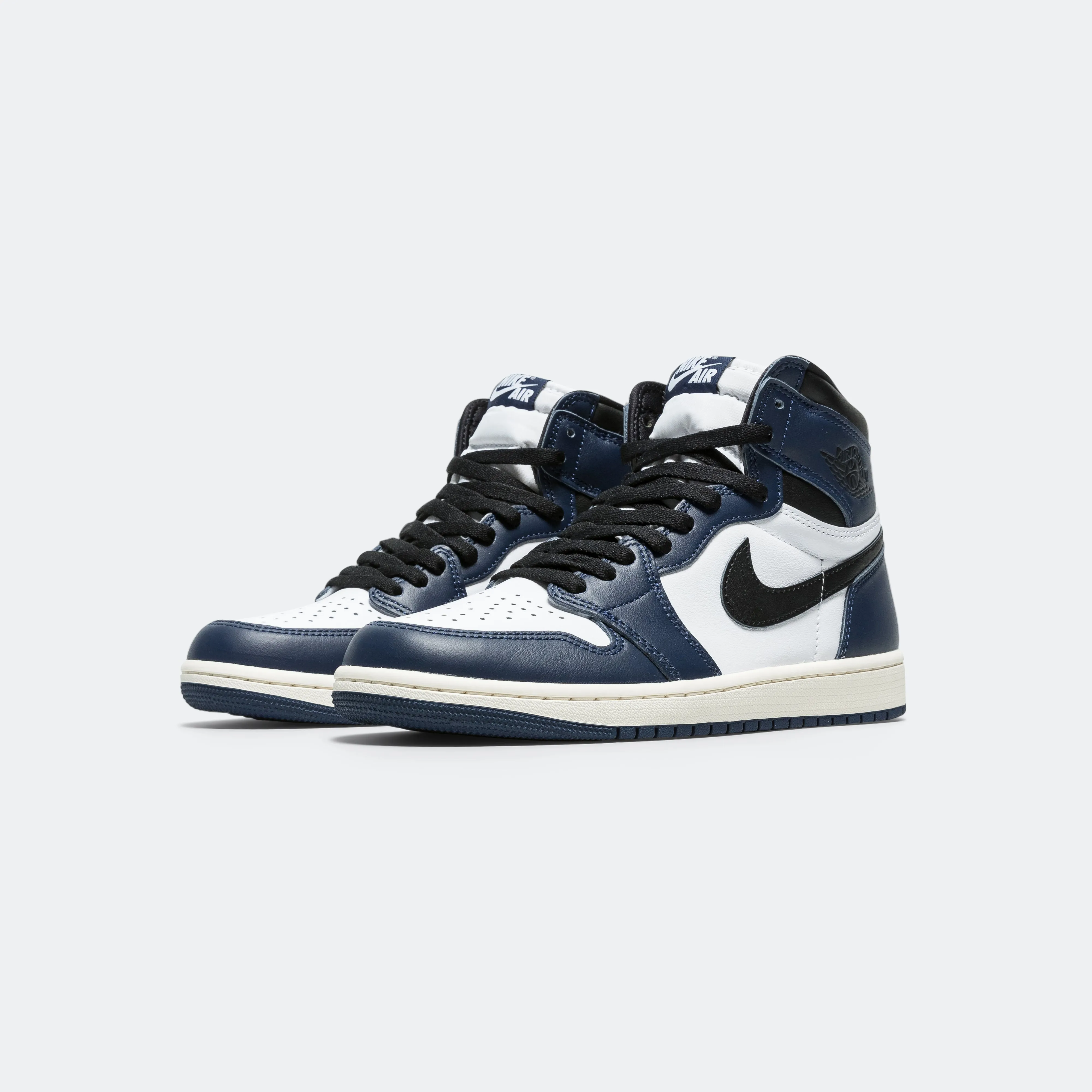 Air Jordan 1 Retro High OG (GS) - Midnight Navy/Black-White-Sail