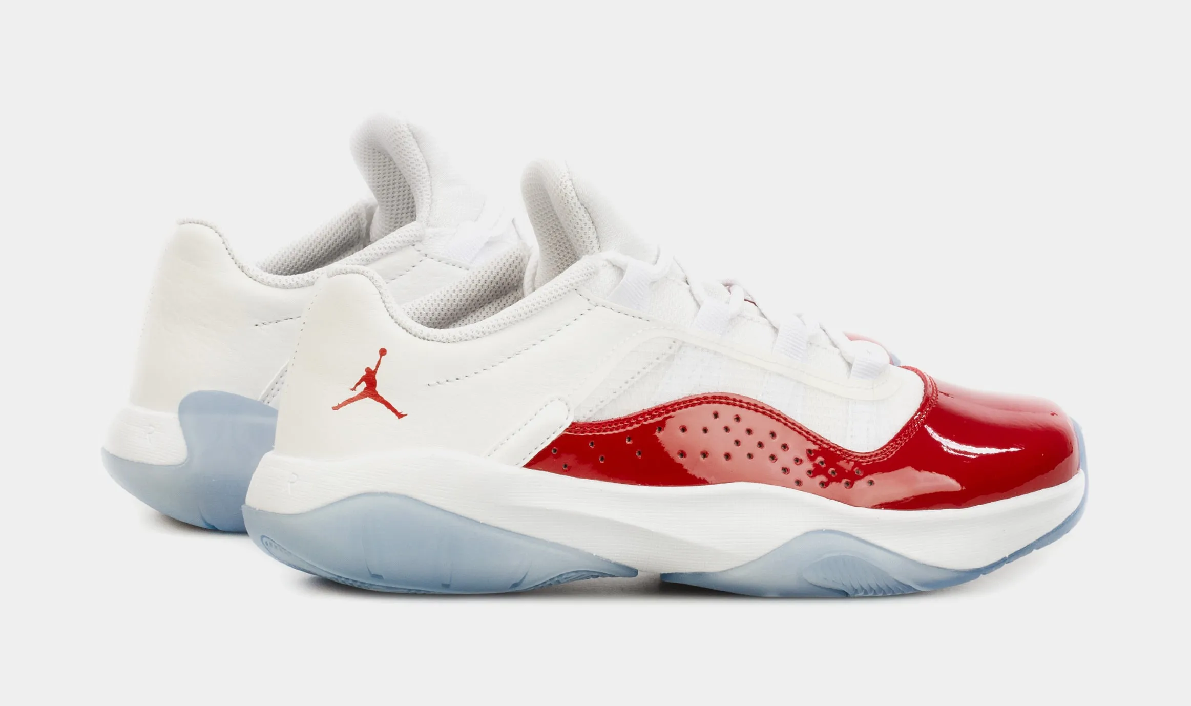 Air Jordan 11 CMFT Low Mens Basketball Shoes (White/Red)