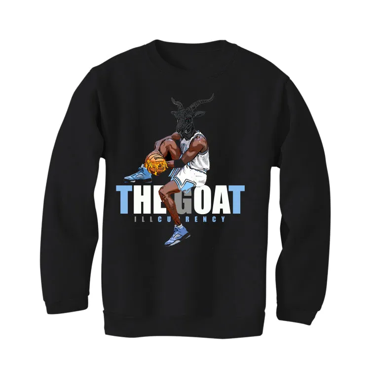 Air Jordan 5 “UNC” Black T-Shirt (The Goat)