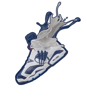 Air Jordan 6 Olympic White T-Shirt (SPLASH 6)| illcurrency