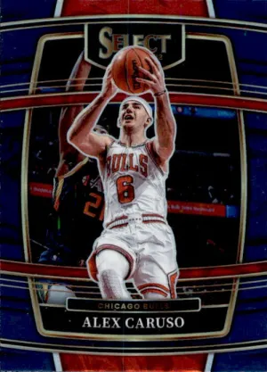 Alex Caruso, Concourse Prizm, 2021-22 Panini Select Basketball NBA