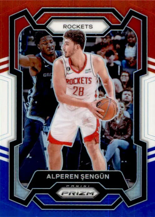 Alperen Sengun, Red White Blue Prizm, 2023-24 Panini Prizm Basketball NBA