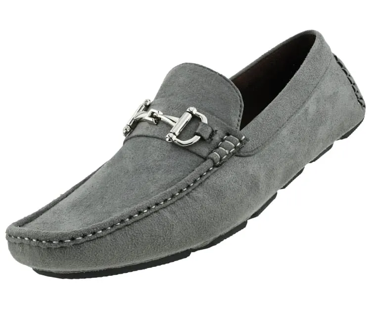 Amali Walken 2 Men’s Suede Driving Shoes Walken Grey