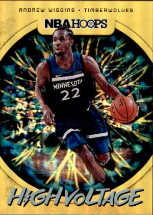 Andrew Wiggins, High Voltage, 2019-20 Panini Hoops Basketball NBA