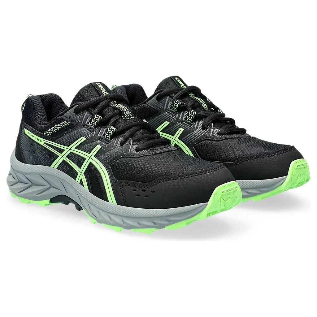 Asics Gel-Venture 9 GS Black/IIIuminate Green