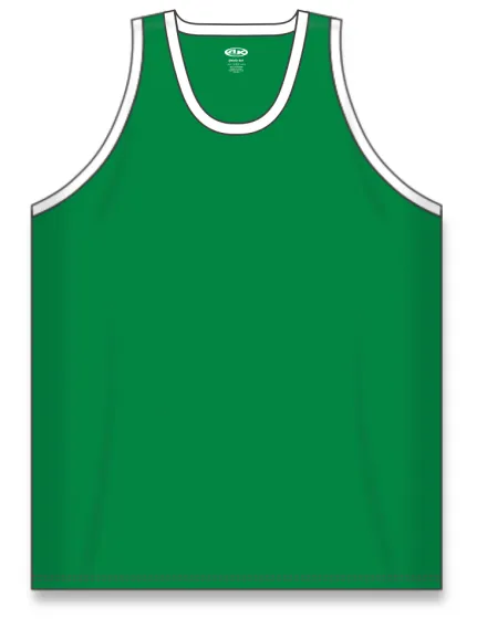 Athletic Knit (AK) B1325L-210 Ladies Kelly Green/White League Basketball Jersey