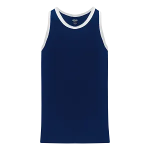 Athletic Knit (AK) B1325L-216 Ladies Navy/White League Basketball Jersey