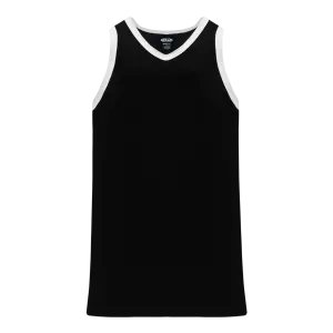 Athletic Knit (AK) B1325L-221 Ladies Black/White League Basketball Jersey