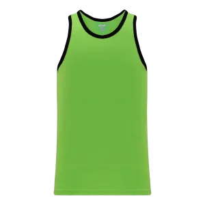 Athletic Knit (AK) B1325L-269 Ladies Lime Green/Black League Basketball Jersey