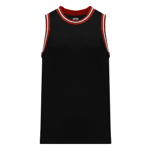 Athletic Knit (AK) B1710A-348 Adult Chicago Bulls Black Pro Basketball Jersey