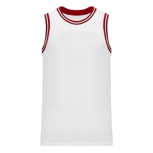 Athletic Knit (AK) B1710A-415 Adult Chicago Bulls White Pro Basketball Jersey