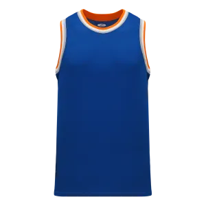 Athletic Knit (AK) B1710A-485 Adult New York Knicks Royal Blue Pro Basketball Jersey