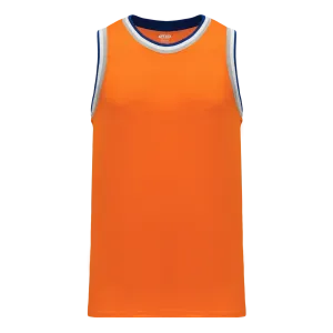 Athletic Knit (AK) B1710A-486 Adult New York Knicks Orange Pro Basketball Jersey