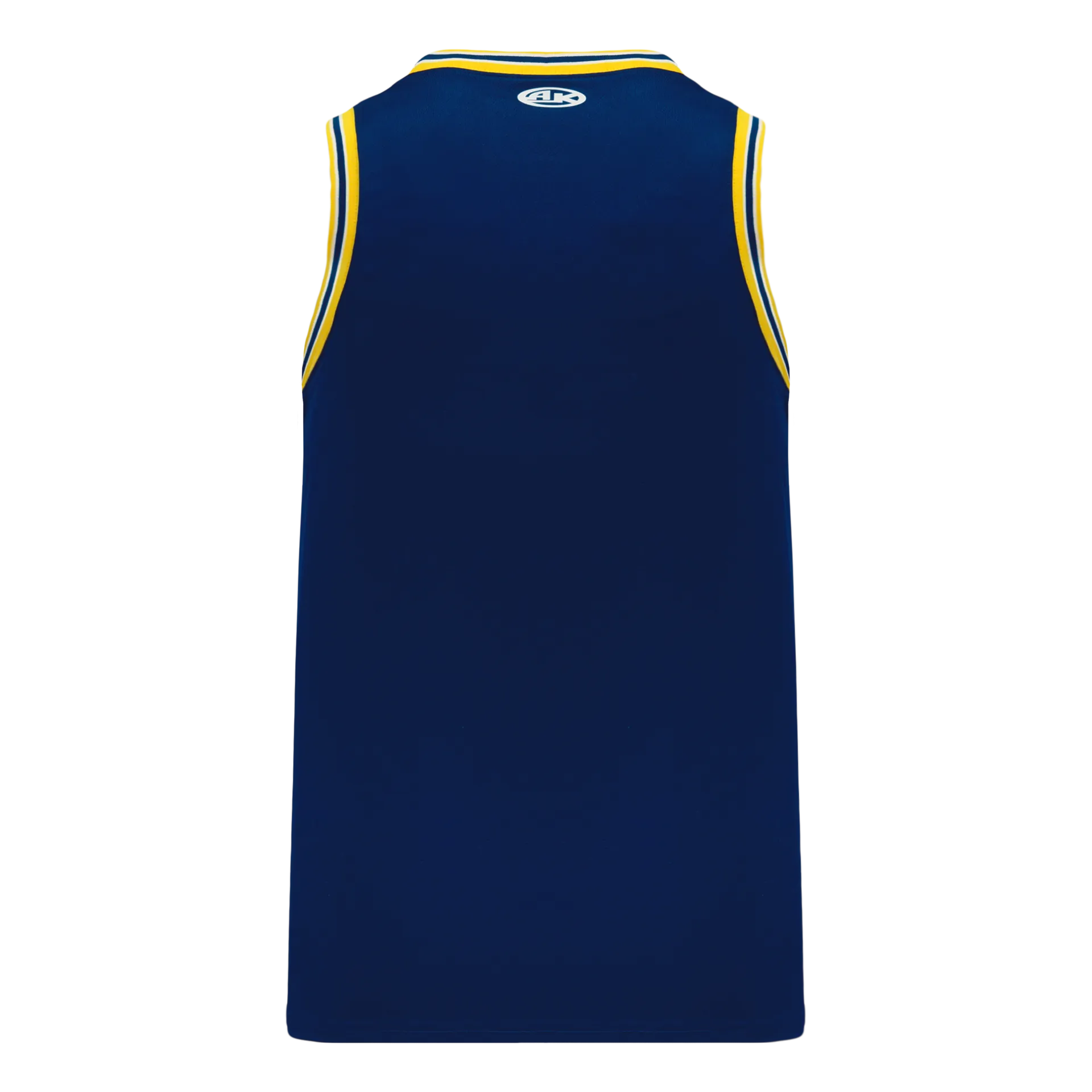 Athletic Knit (AK) B1710Y-273 Youth Michigan Wolverines Navy Pro Basketball Jersey