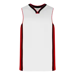 Athletic Knit (AK) B1715A-415 Adult Chicago Bulls White Pro Basketball Jersey