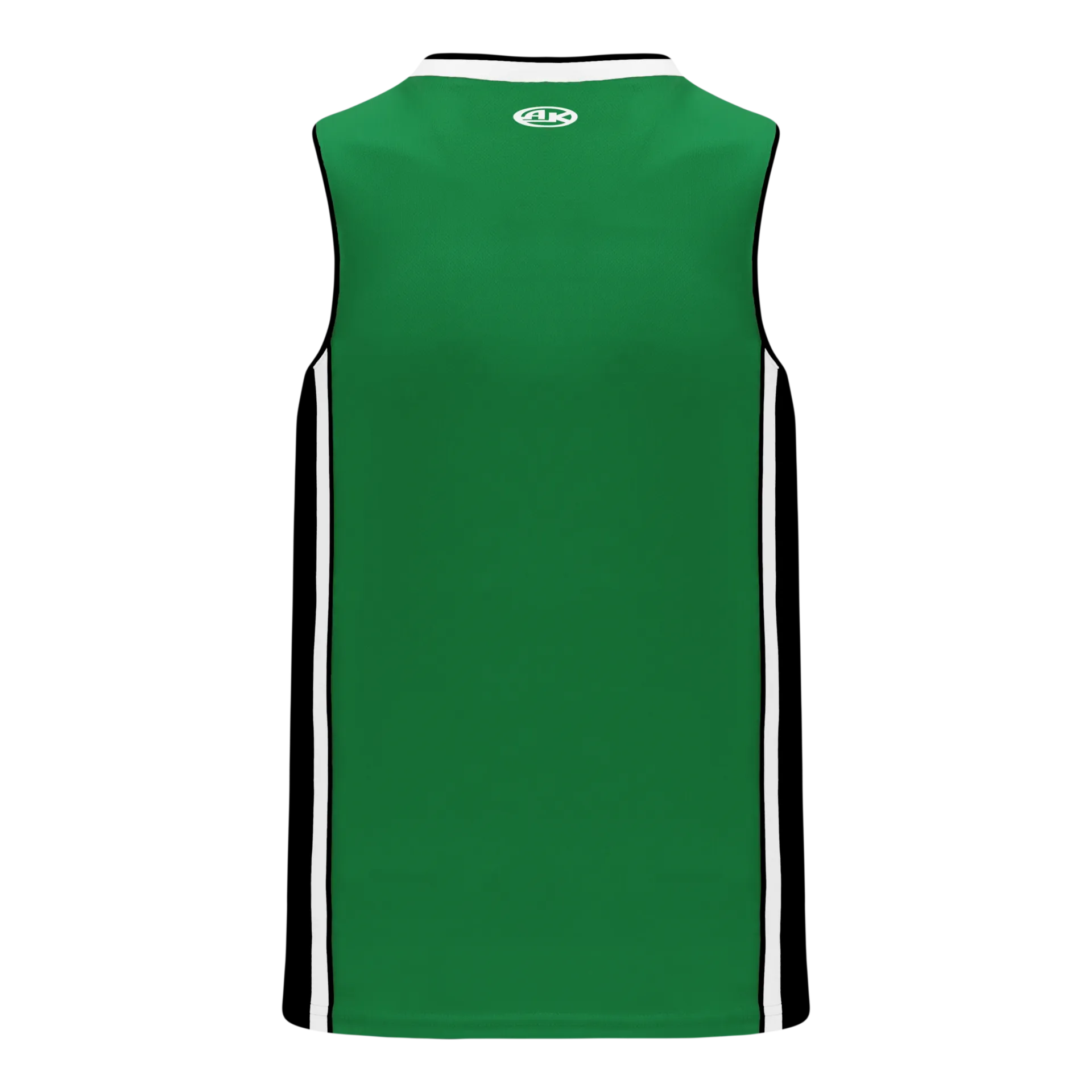 Athletic Knit (AK) B1715A-440 Adult Kelly Green/Black/White Pro Basketball Jersey