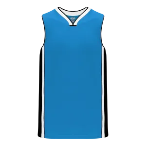 Athletic Knit (AK) B1715A-444 Adult Pro Blue/Black/White Pro Basketball Jersey